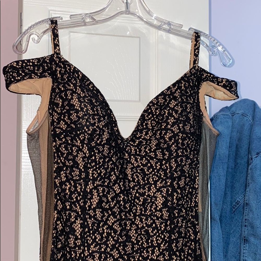 Jovani Black Lace Prom Dress